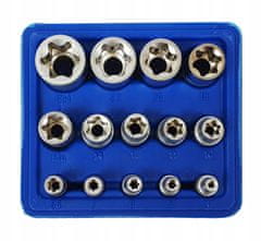 shumee Nasadni ključi, notranji torx nastavki, E4 - E24