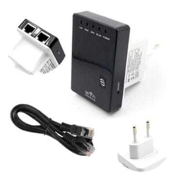 shumee Ojačevalnik Wi-Fi signala, repetitor LAN RJ-45, dostopna točka 300 Mbps, razširitev dostopne točke