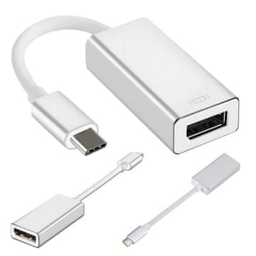 shumee Adapter USB 3.1 tipa C na DP DisplayPort, pretvornik USB-C, adapter USB-C