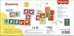 Cayro Cayro - Dvostranski domino za otroke - Leseni domino - Risbe živali
