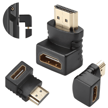 shumee 90° kotni adapter HDMI ženski - HDMI moški