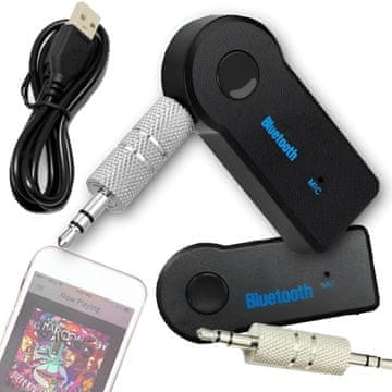 shumee Adapter Sprejemnik Bluetooth sprejemnik 3,5 mm priključek AUX slušalke