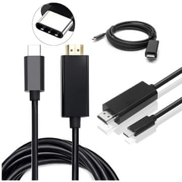 shumee Kabel USB tipa C 3.1 na HDMI 1,8 m Adapter MHL USB-C Adapter