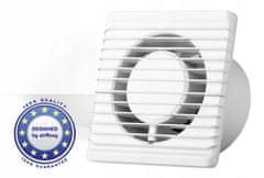 airRoxy Ventilator za kopalnico Planet 100 HS, senzor vlažnosti, zelo tih
