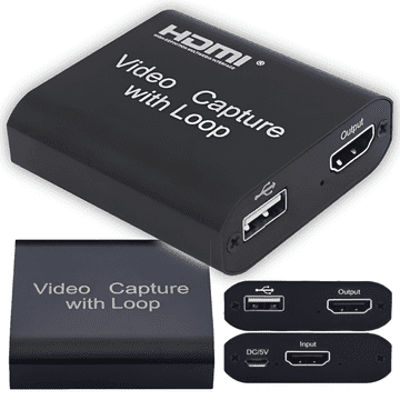 shumee HDMI Grabber USB + HDMI izhod Zajem Zbiranje slik Pretakanje