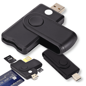shumee Čitalnik pametnih kartic Digitalno branje SIM kloniranje Branje SD MicroSD TF