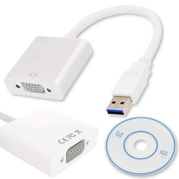 shumee Zunanja grafična kartica USB 2.0/3.0 na VGA, kloniranje slik D-SUB