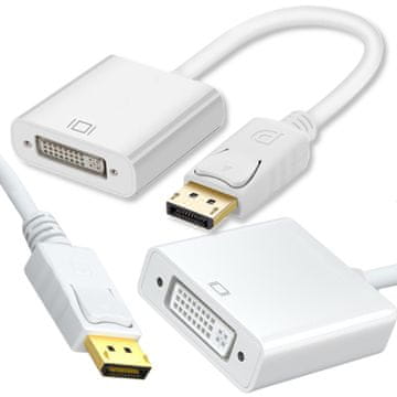 shumee DP DisplayPort na DVI adapter Mac Book iMac pretvorniški kabel