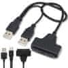USB 2.0 adapter za 2,5" 3,5" SATA diske, kabel, adapter za SSD disk
