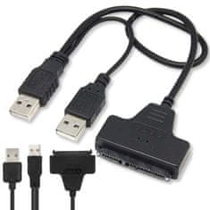 shumee USB 2.0 adapter za 2,5" 3,5" SATA diske, kabel, adapter za SSD disk