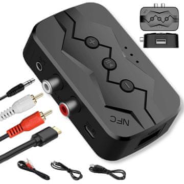 shumee Oddajnik Avdio Adapter NFC Bluetooth 5.2 Oddajnik Sprejemnik USB SD TF