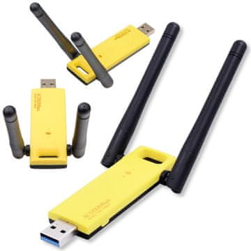 shumee Omrežna kartica WiFi adapter na USB 3.0 AC 1200Mbps 2.4GHz 5GHz