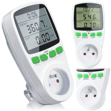shumee Vatmeter LCD zaslon Merilnik porabe Števec električne energije