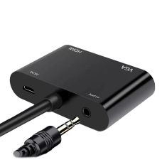 shumee Adapter VGA na HDMI + razdelilnik VGA, večportni adapter, zvezdišče D-Sub + vtičnica