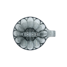 Flower Oval Dripper 101 Prozorna črna skodelica 1-2
