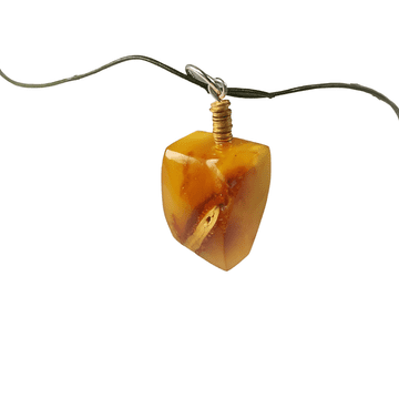 shumee Ogrlica z mlečnim jantarjem - Baltic Amber Collier