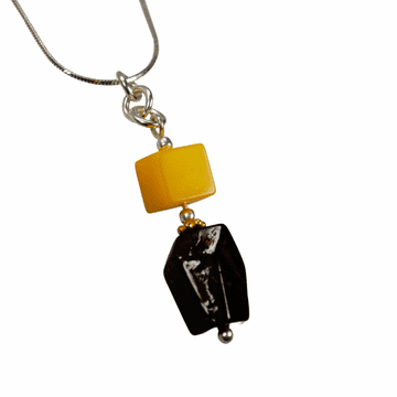 shumee Ogrlica iz spomladanske kolekcije - ogrlica iz baltskega jantarja