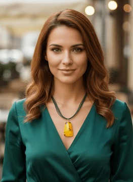 shumee Ogrlica iz mlečnega jantarja - Baltic Amber Collier