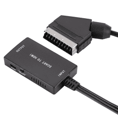 shumee Pretvornik iz SCART v HDMI slikovni in zvočni adapter, evro adapter kabel