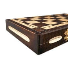 shumee Leseni šahovski set z diamanti, žgan, turnirski, velik, 44 x 44 cm, proizvajalec