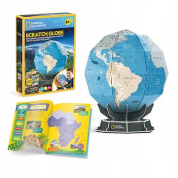 CubicFun Kubična zabavna sestavljanka 3D National Geographic globus stebel 32 kosov DS1082h
