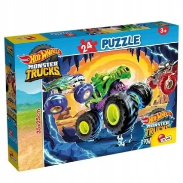 shumee Sestavljanka Monster trucks 24 kosov HOT Wheels 35 CM * 25 CM 3+