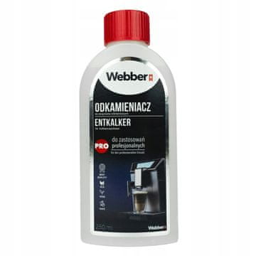 Webber Sredstvo za odstranjevanje vodnega kamna za kavne aparate Webber 250 ml