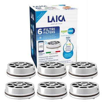 Laica Laica fast disk 6-delni filtrirni vložki za filtrirno steklenico Laica