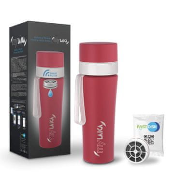 Laica Laica MyLAICA 550ml jeklena filtrirna steklenica s hitrim disk filtrom