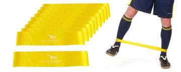 shumee Fitnes trak - komplet 20 rumenih trakov - nizek upor