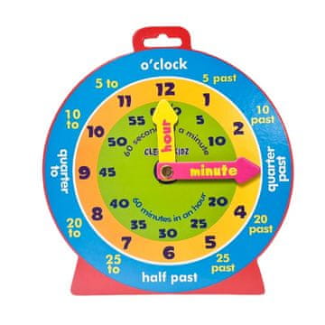 shumee Clever Kids 54992 Magnetna ura angleška 23 cm