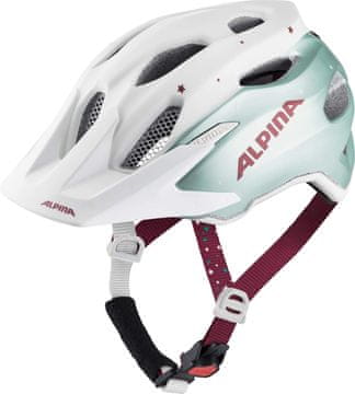 shumee Kolesarska čelada Alpina Carapax JR pistacija-češnje 51-56 cm