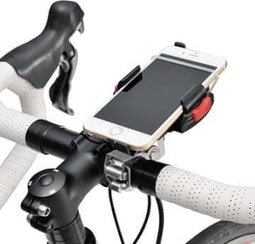 shumee Držalo za telefon za kolo, etui za krmilo, črn, Minoura