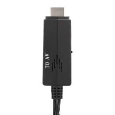shumee Pretvornik HDMI na AV činč, USB moški na moški video in zvočni adapter