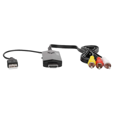 shumee Pretvornik HDMI na AV činč, USB moški na moški video in zvočni adapter