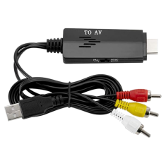 shumee Pretvornik HDMI na AV činč, USB moški na moški video in zvočni adapter