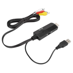 shumee Pretvornik HDMI na AV činč, USB moški na moški video in zvočni adapter