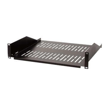 shumee Polica za omaro LogiLink 19" Rack, globina 400 mm, sprednja montaža, 25 kg