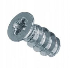 shumee Euro vijak za leseno pohištvo 5 mm x 13 mm 100 kosov