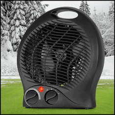 shumee Ventilatorski grelec, električni grelec, 2000 W, 3 stopnje, s termostatom