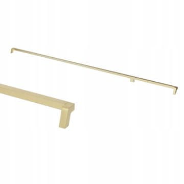 shumee Zlati ročaj za pohištvo ZA bobnasto pohištvo ZA garderobno omaro 1188/1200 MM 1,2M levi 120 CM AKS