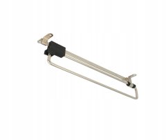 shumee Izvlečni obešalnik za omaro, AKS garderobna omara, krom/črna, D-300 mm
