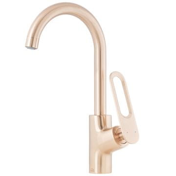 Laveo Pipa za kuhinjsko pomivalno korito Tierra Rose Gold