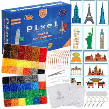 shumee Komplet likalnih perlic La Manuli 2,6 mm, komplet Advanced World Buildings [LA.125]