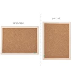 D.RECT Plutovinasta tabla D.rect 400x600 v lesenem okvirju