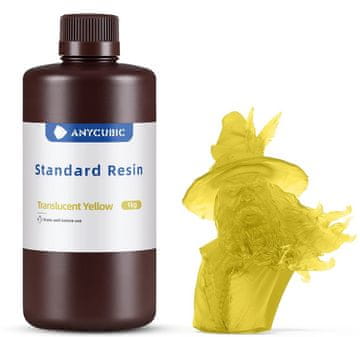 ANYCUBIC Anycubic Standard prosojno rumena 1kg