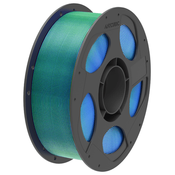shumee Filament Anycubic svila dvobarvni modro-zeleni 1 kg