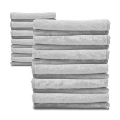 IDEA HOME IH Rakun mikrofibre krpe 30x30cm 24 kosov sive škatla za pico vse