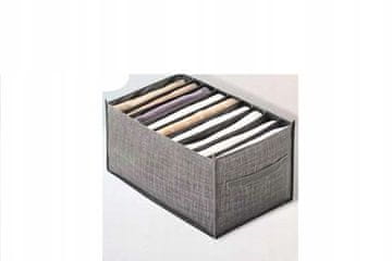 shumee Siv predal in organizator za garderobo za zlaganje oblačil 44x23x24,5 cm