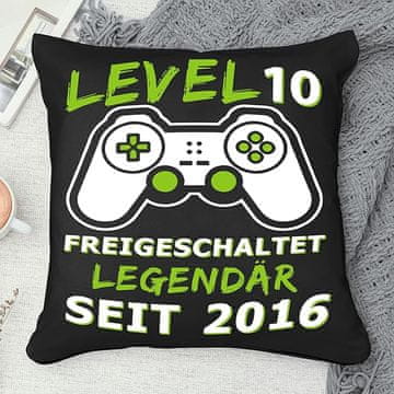 shumee Prevleka za vzglavnik 45x45 darilo za 10-letnega fantka z žepi Gamer